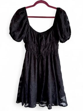 Princess Polly Black Floral Off The Shoulder Dress Size 6